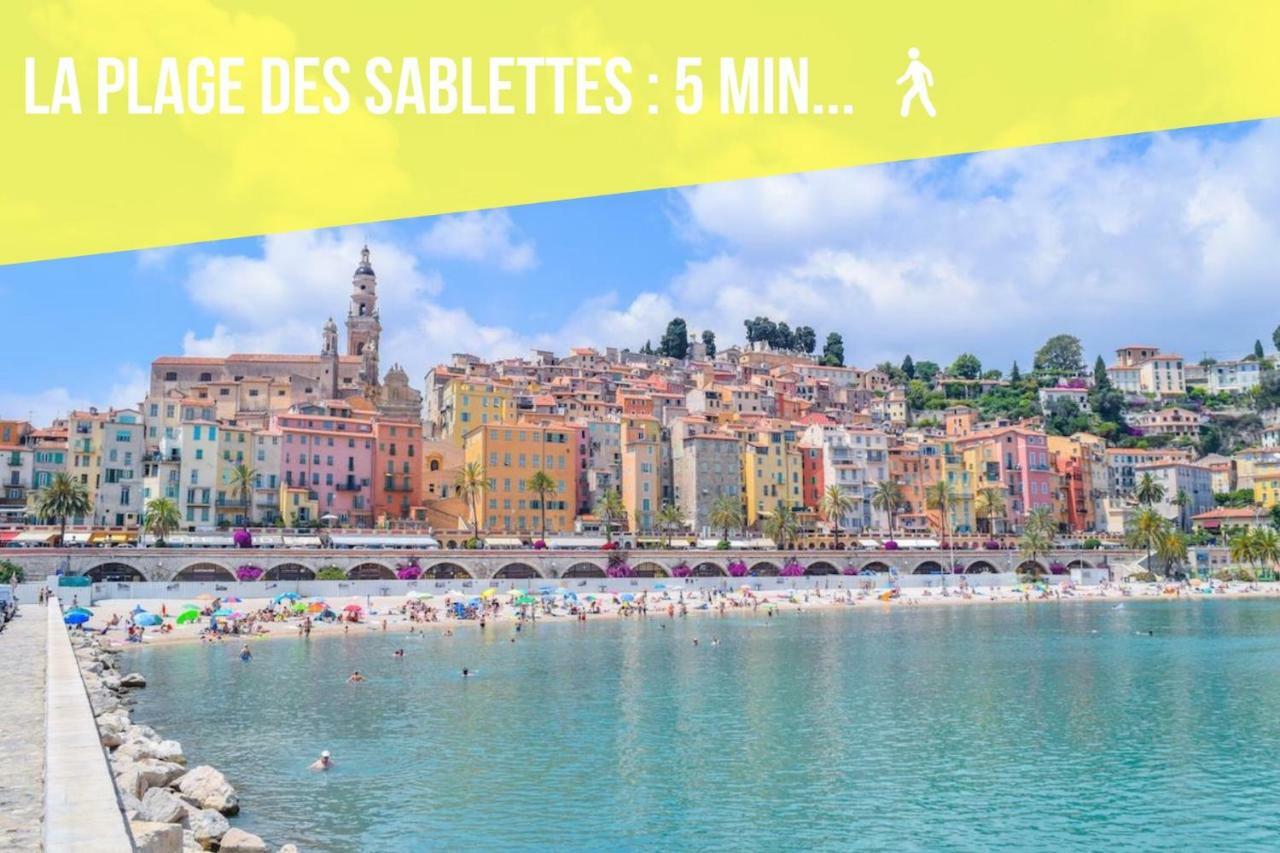 Cosy Malte Apartman Menton Kültér fotó